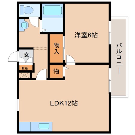 静岡駅 バス15分  駿河総合高校前下車：停歩2分 2階の物件間取画像